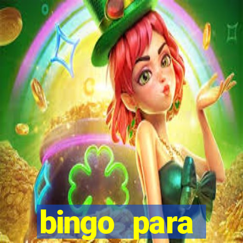 bingo para despedida de solteira para imprimir